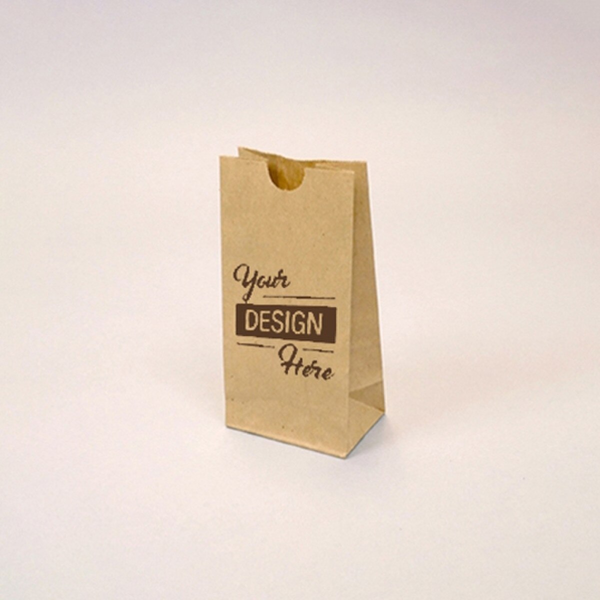 Custom-Printed Natural Kraft 2-lb G